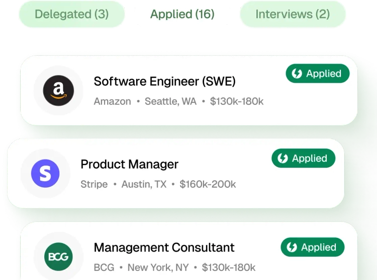 3. We apply for you